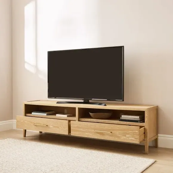 Holden Superwide TV Unit - Light Wood, Oak alternate view
