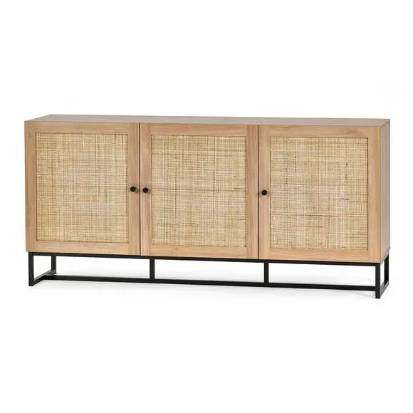 Large Sideboard with Rattan - Oak alternate view