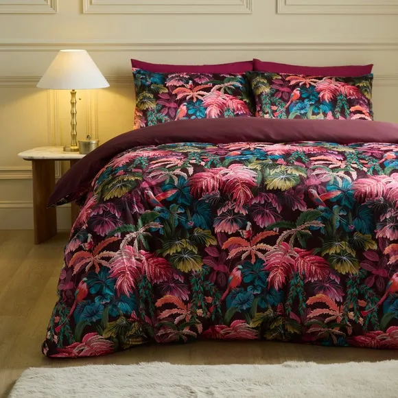 Hummingbird Oasis Duvet Cover & Pillowcase Set - Multicolor product