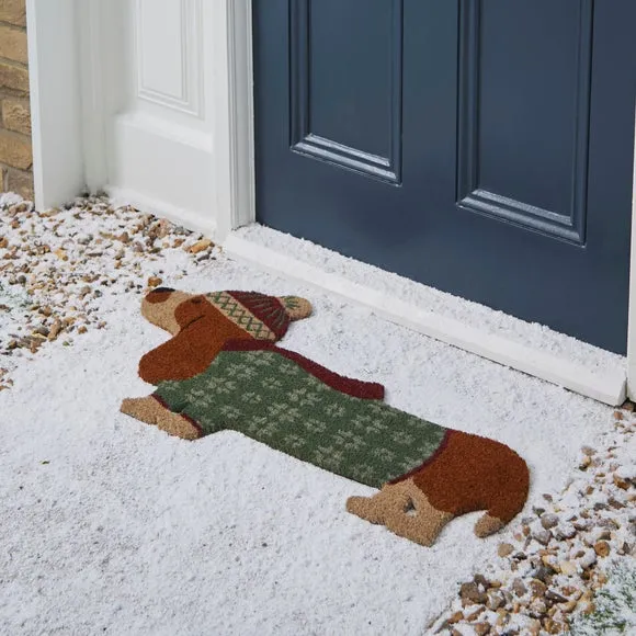 Humphrey Basset Hound Coir Doormat - Multicolor product