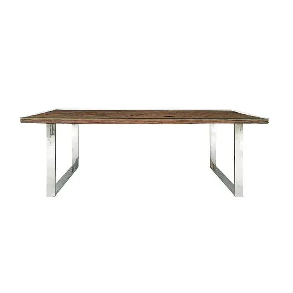 8-Seater Dining Table - Natural, Reclaimed Wood alternate view