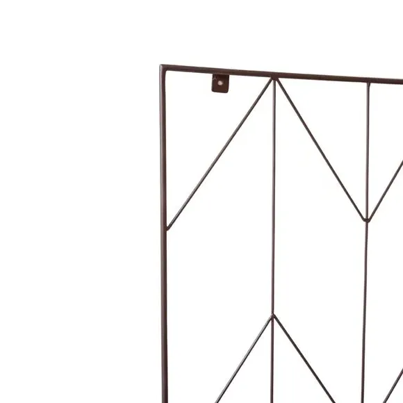 Herringbone Garden Trellis - Bronze, Metal alternate view
