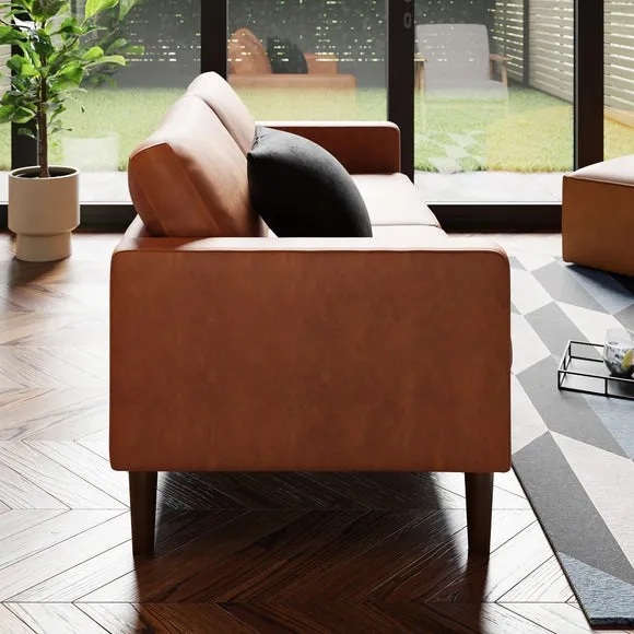 3-Seater Sofa with Removable Cushions - Tan alternate view