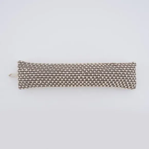 Jersey Bobble Draught Excluder - Grey, Cotton alternate view