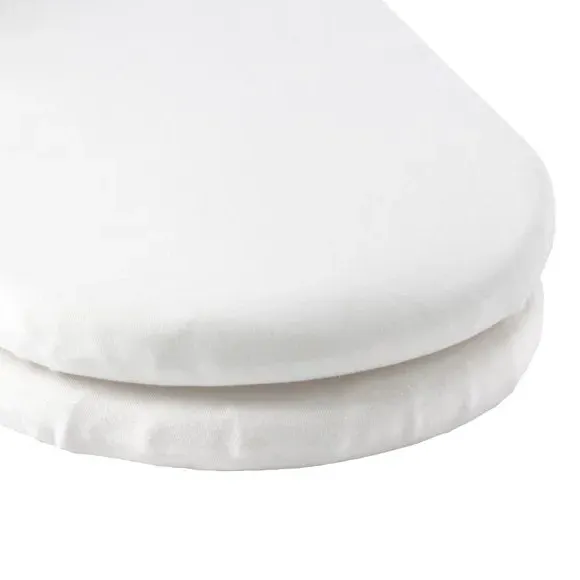 Jersey Moses Basket Fitted Sheets Pack of 2 - White, Cotton product