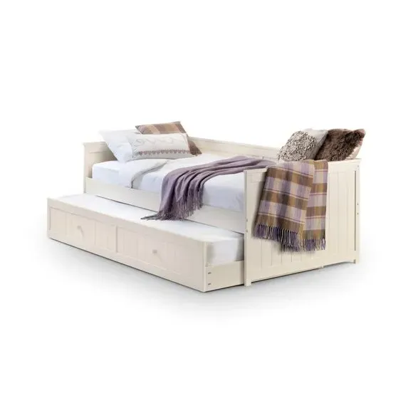 Daybed with Trundle - White, Wood alternate view