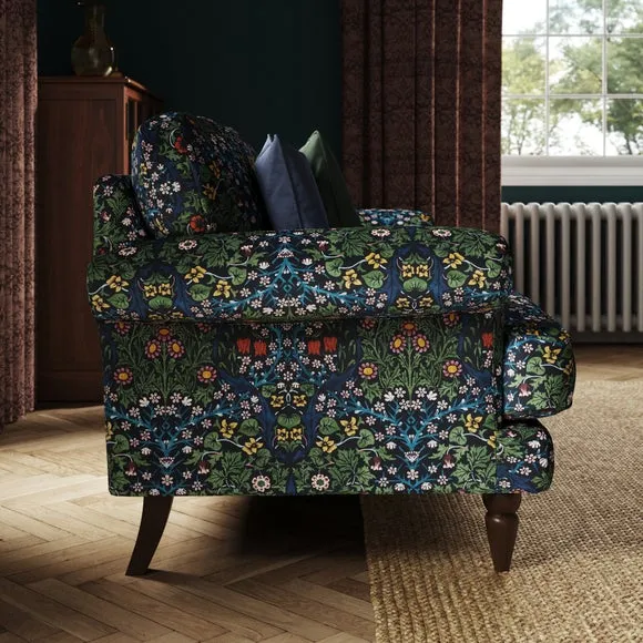 2-Seater Sofa with Scroll Arms - Blackthorn, Velvet alternate view