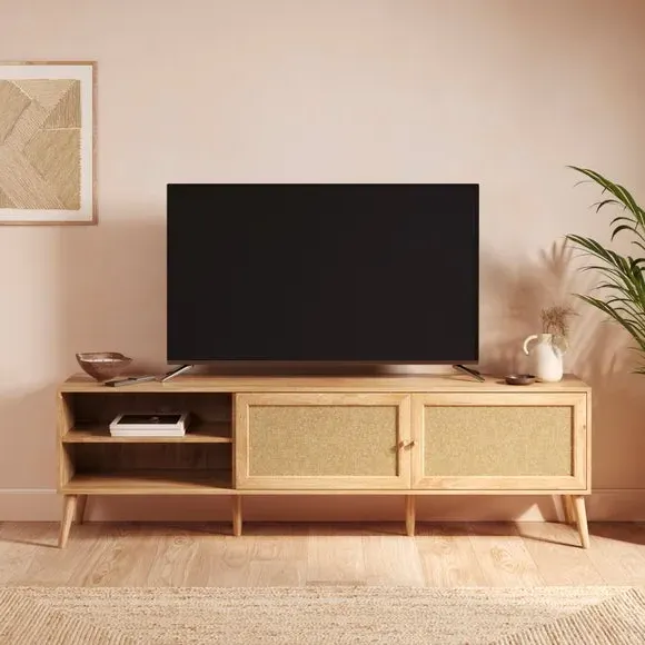 Jordyn Extra Wide TV Unit - Mango Wood Effect alternate view