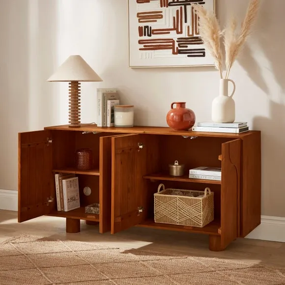 Juni Extra Wide Sideboard with Storage - Mango Wood alternate view
