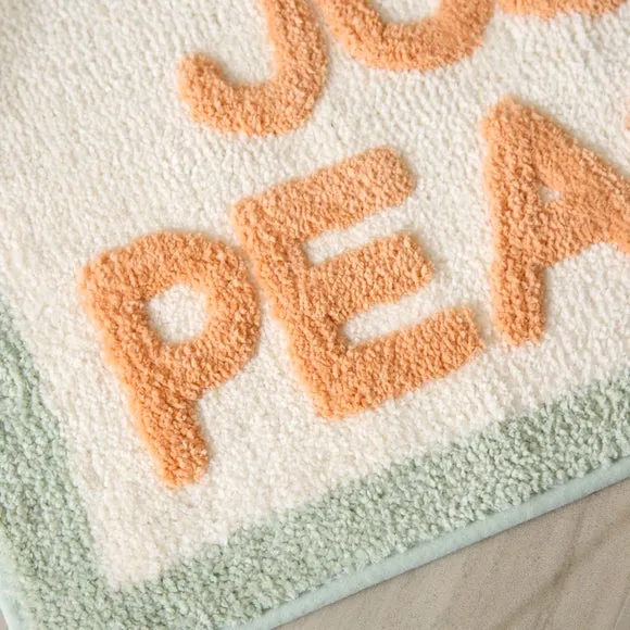 Just Peachy Cotton Bath Mat - Multicolor alternate view