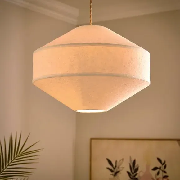 Kasara Easy Fit Pendant Shade - Ivory, Paper alternate view