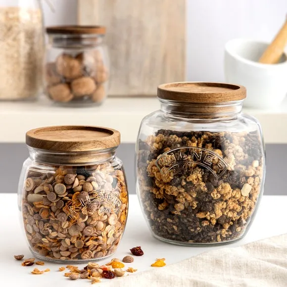 2L Storage Jar with Airtight Seal - Clear, Glass alternate view