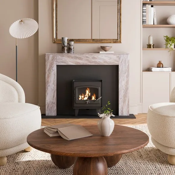 Lana Marble Fire Surround - Brown alternate view