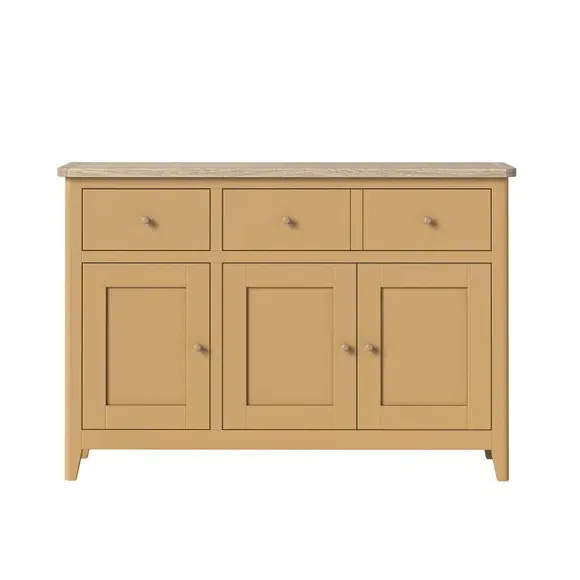 Bromley II Large Sideboard with Storage - Honey, Pine alternate view