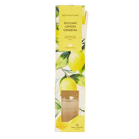 Reed Diffuser - Yellow, Lemon Verbena alternate view