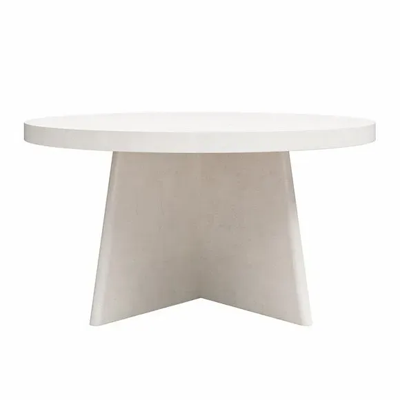 Round Coffee Table - Natural, Engineered Wood alternate view