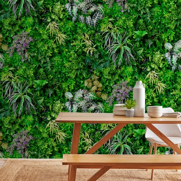 Living Wall Mural - Green, Wallpaper alternate view