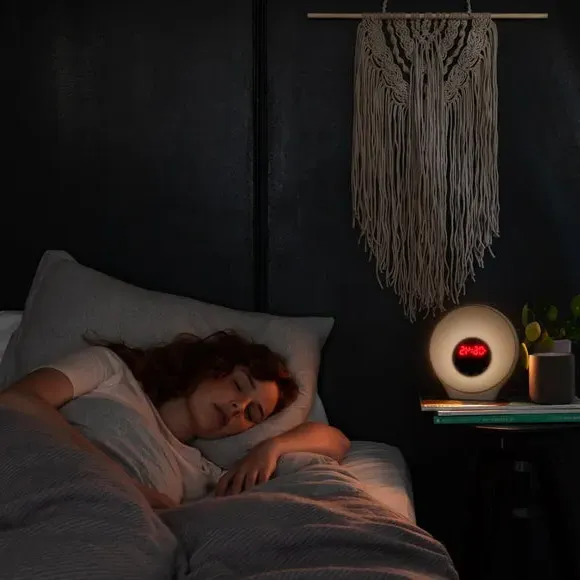 Digital Sunrise Alarm Clock - White alternate view
