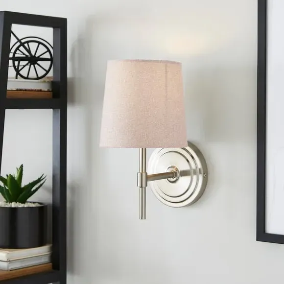 Luna Tapered Lamp Shade - Blush, Polyester product