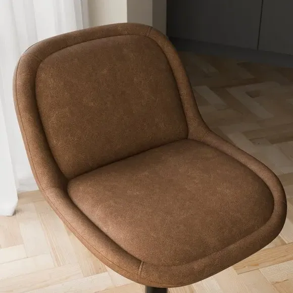 Lyle Gaslift Barstool - Tan, Faux Leather alternate view
