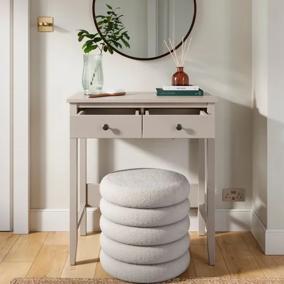 Lynton Compact Dressing Table with Storage - Natural alternate view