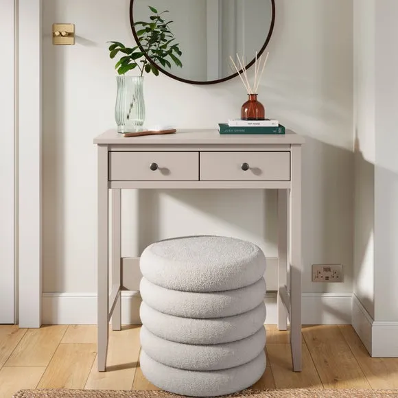 Lynton Compact Dressing Table with Storage - Natural product