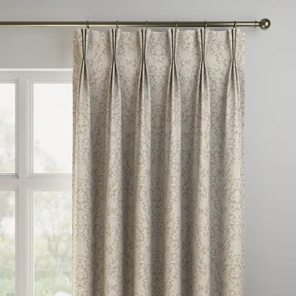 Made to Measure Curtains - Dove, Polyester by Dunelm, image 3