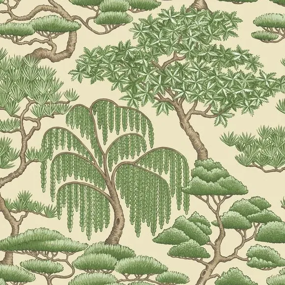 Made to Measure Curtains Fire Retardant - Green alternate view