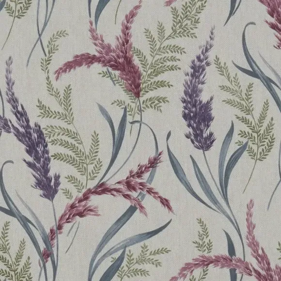 Made to Measure Curtains Fire Retardant - Heather alternate view