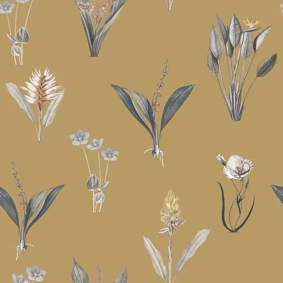 Made to Measure Curtains Fire Retardant - Ochre by Dunelm, image 2