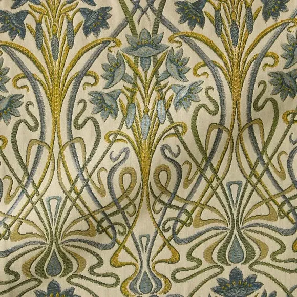 Lucetta Made to Measure Curtain - Indigo by Dunelm, alternate view