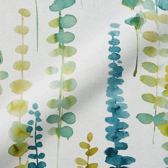 Made to Measure Curtains - Oasis, Watercolour Leaf alternate view