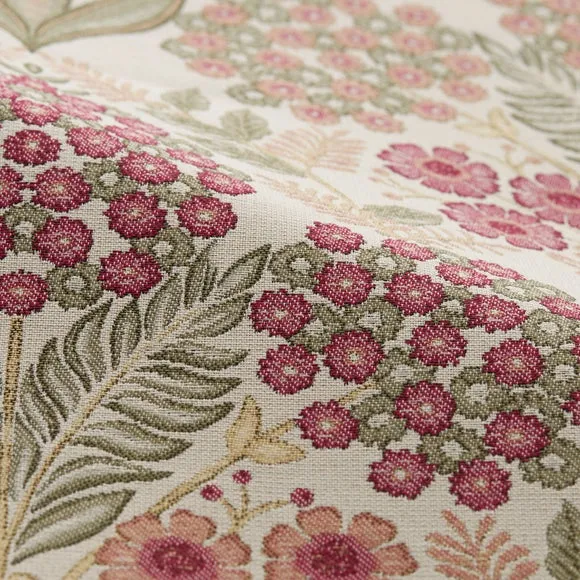 Made to Measure Curtains - Raspberry, Polyester alternate view