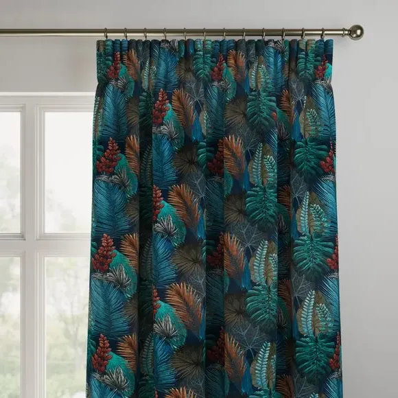 Made to Measure Curtains - Teal by Dunelm, image 3