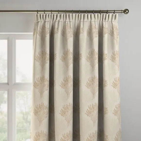 Made to Measure Curtains with Pattern - Pebble by Dunelm, image 3