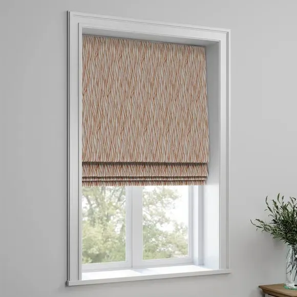 Made to Measure Roman Blind - Burnt by Dunelm, image 3