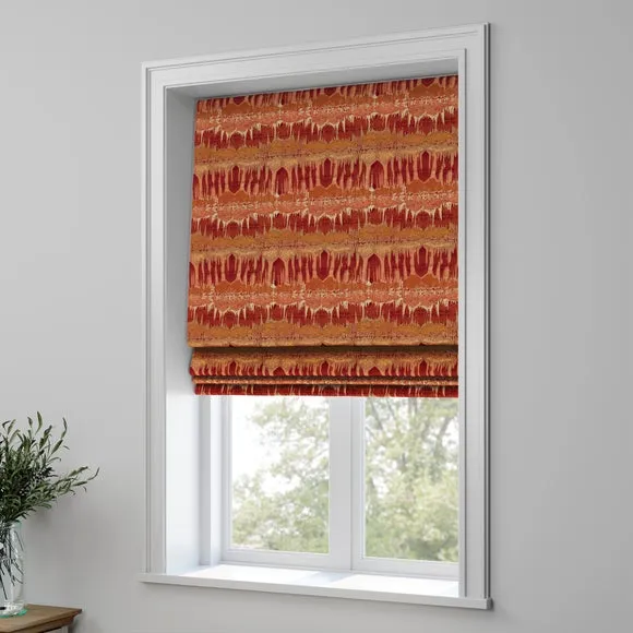 Made to Measure Roman Blind - Burnt Orange by Dunelm, image 3
