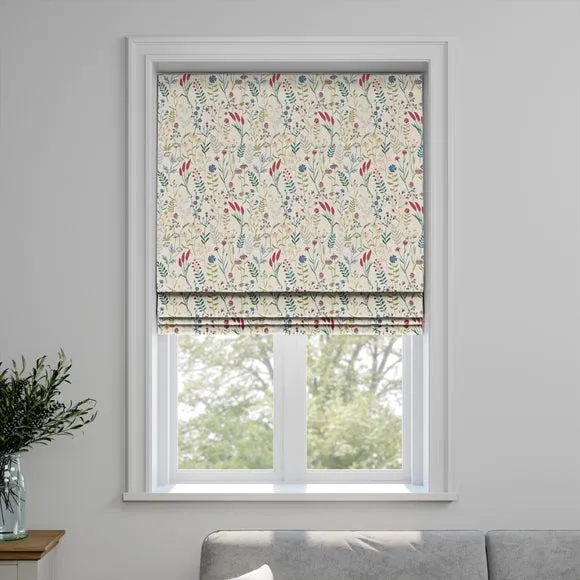 Made to Measure Roman Blind - Chintz, Polyester by Dunelm, image 3