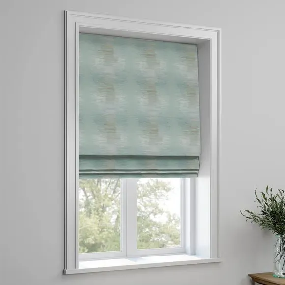 Made to Measure Roman Blind - Duck Egg by Dunelm, image 3