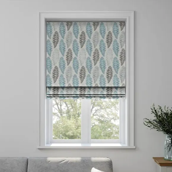 Made to Measure Roman Blind - Duck Egg by Dunelm, image 3