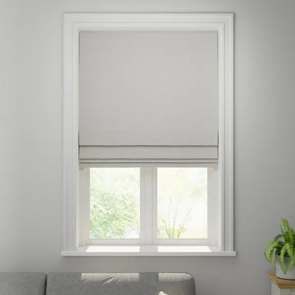 Made to Measure Roman Blind - Glacier by Dunelm, image 3