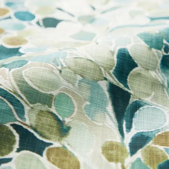 Mardi Gras Made to Measure Roman Blind - Jade alternate view