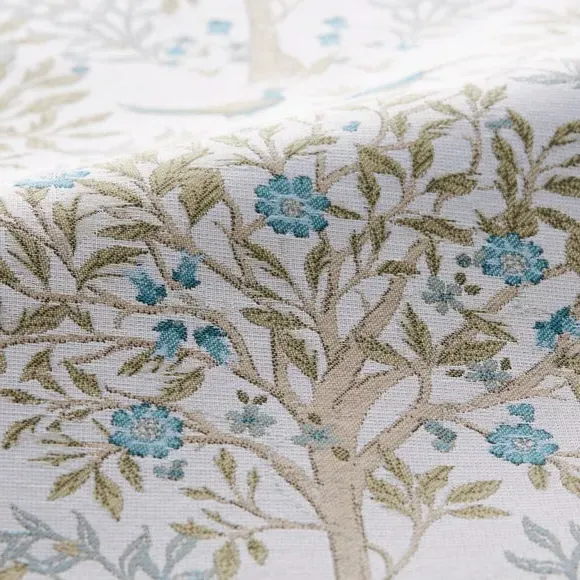 Made to Measure Roman Blind - Kingfisher, Jacquard by Dunelm, alternate view