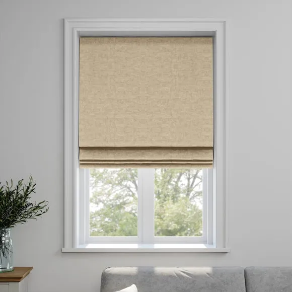 Made to Measure Roman Blind - Lux Linen, Velvet by Dunelm, image 3