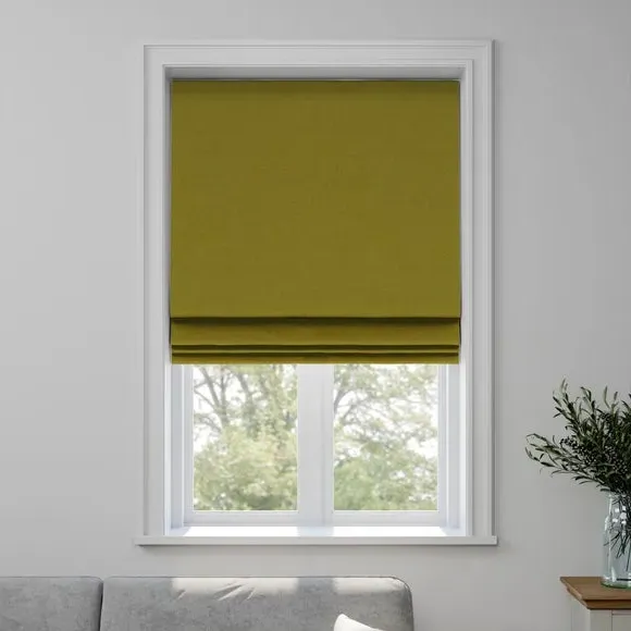 Made to Measure Roman Blind - Moss by Dunelm, image 3