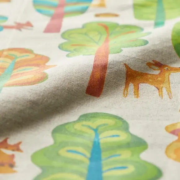 Funky Forest Made to Measure Roman Blind - Multicoloured, Cotton alternate view