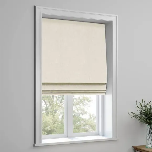 Made to Measure Roman Blind - Natural by Dunelm, image 3