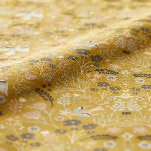 Made to Measure Roman Blind - Ochre, Cotton alternate view