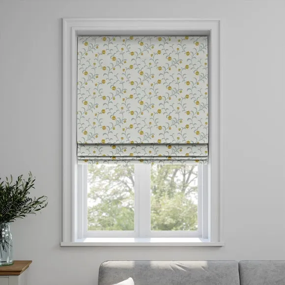 Made to Measure Roman Blind - Ochre by Dunelm, image 3
