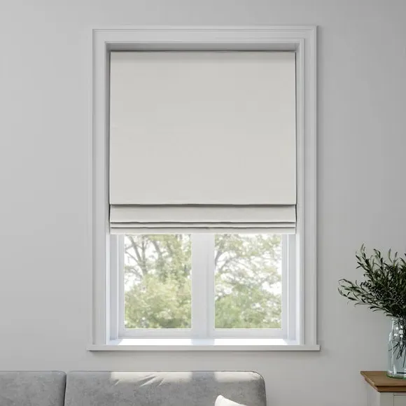 Made to Measure Roman Blind - Oyster by Dunelm, image 3
